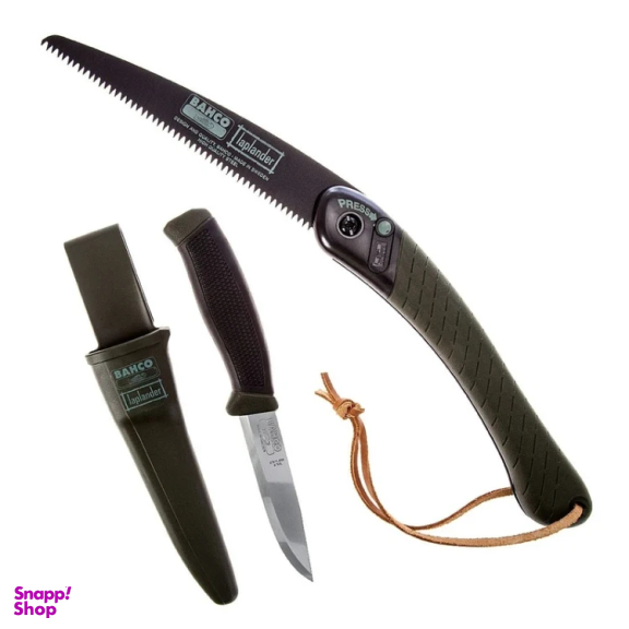چاقو و اره سفری چندکاره باهکو مدل LAP-KNIFE