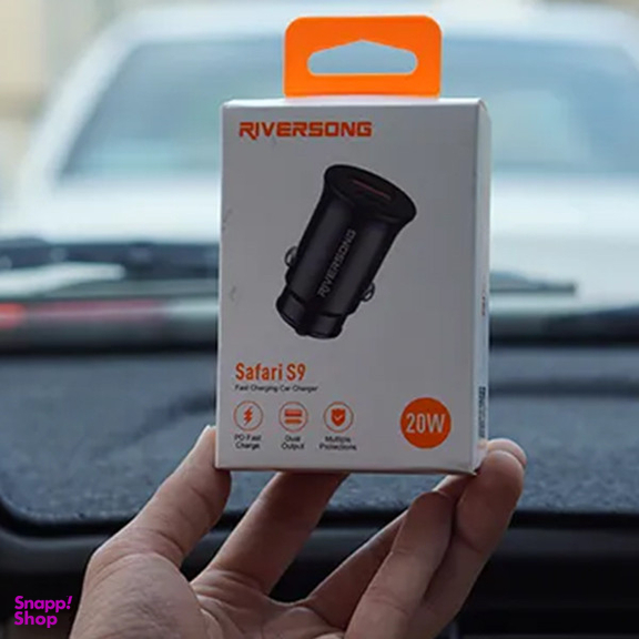 شارژر فندکی 20 وات ریورسانگ مدل Safari S9 CC22