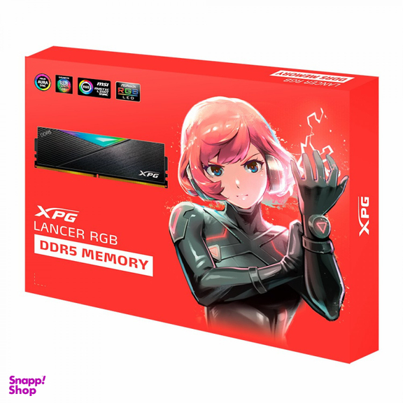 حافظه رم ای دیتا مدل Lancer 5200MHz DDR5 ظرفیت 16GB