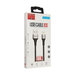 کابل تبدیل USB به Lightning لیتو مدل L-199 طول 1 متر