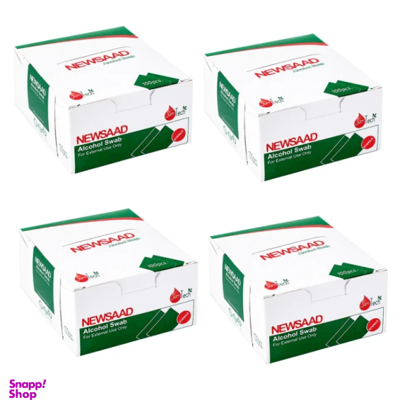پد الکلی نیوساد مدل A-12 مجموعه 4 بسته 100 عددی