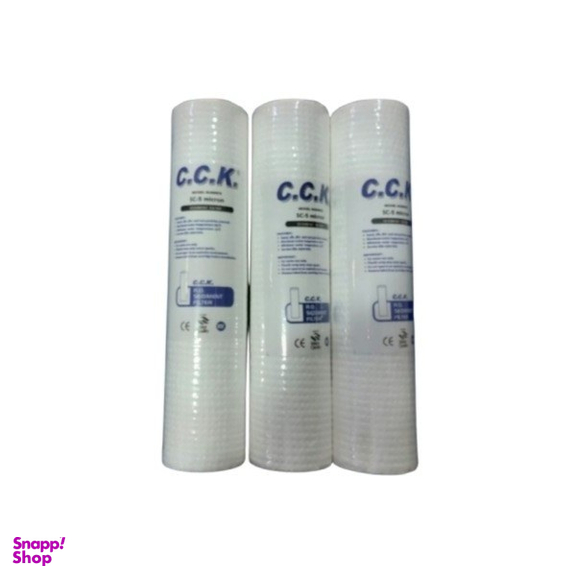 فیلتر دستگاه تصفیه کننده آب سی سی کا مدل PP بسته 3 عددی