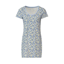 تیشرت زنانه اسمارا مدل گلدار رنگ آبی روشن