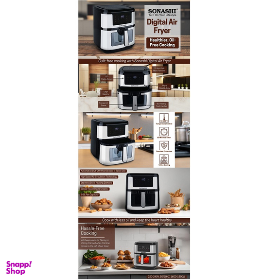 سرخ کن سوناشی مدل SAF-950