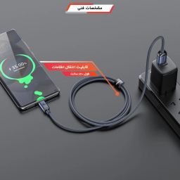کابل تبدیل USB به Type-C رسی مدل RS09C طول 1.2 متر