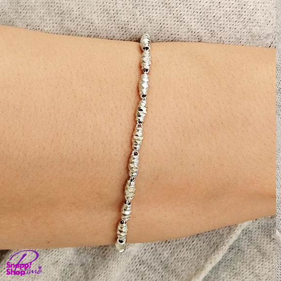 دستبند نقره زنانه کد B2147