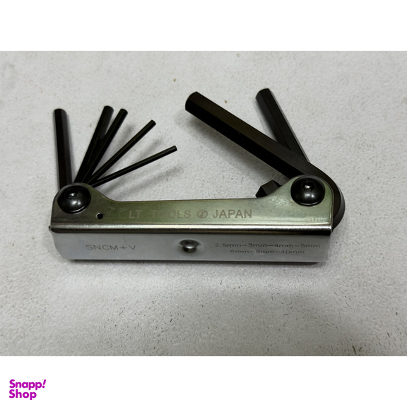 آچار آلن لایت مدل شش گوش کد SMT-LIGHT -JAPAN-CHAGOYEE مجموعه 7 عددی