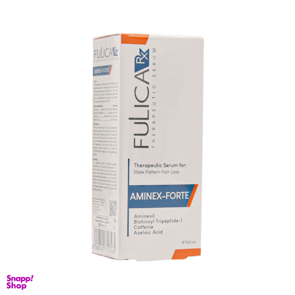 سرم تقویت کننده و حجم دهنده مو فولیکا مدل Aminex Forte حجم 60 میلی لیتر