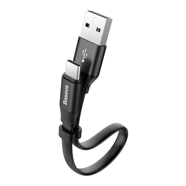 کابل USB به Type-C باسئوس مدل Nimble CATMBJ طول 23 سانتی‌ متر