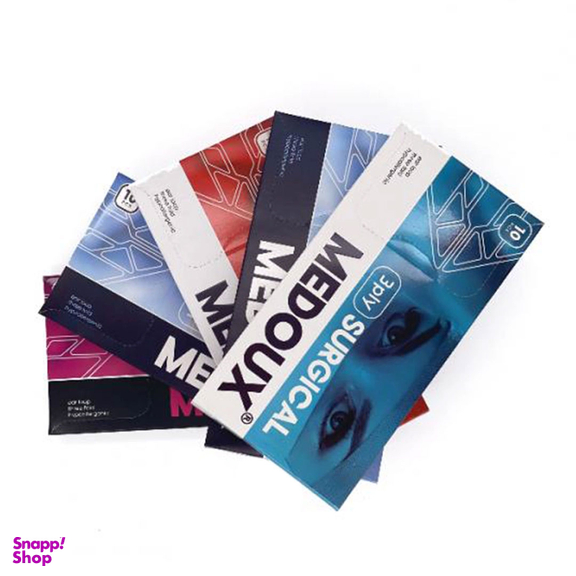 ماسک سه لایه جراحی ویژه مداکس (Medoux) مجموعه 50 عددی رنگ آبی