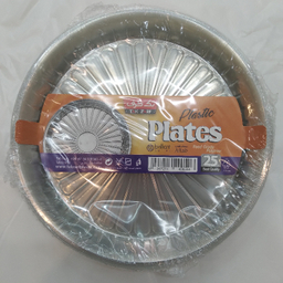 بشقاب یکبار مصرف تک ظرف کد 267214 بسته 25 عددی