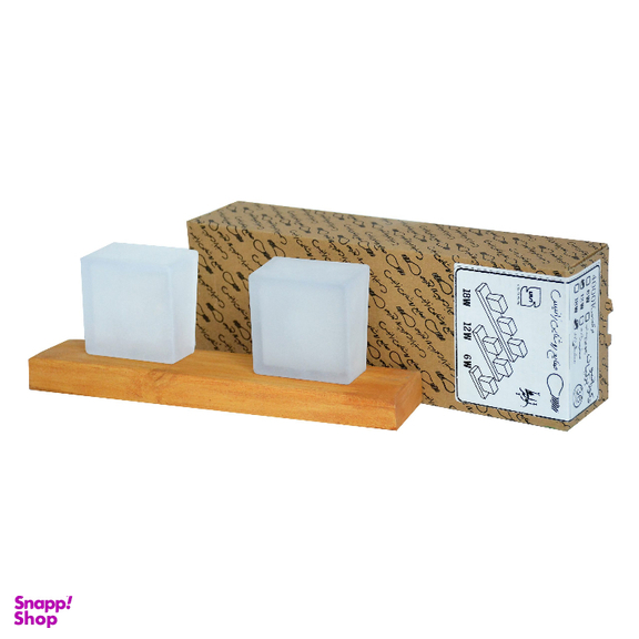 چراغ دکوراتیو زانیس 12 وات مدل برلیان چوب راش