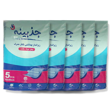 زیر انداز بهداشتی یک بار مصرف مدل جذبینه مجموعه 25 عددی