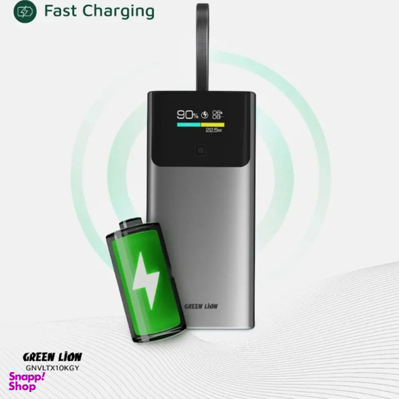 پاوربانک گرین لاین مدل Voltix PD20W ظرفیت 10000 میلی آمپر ساعت