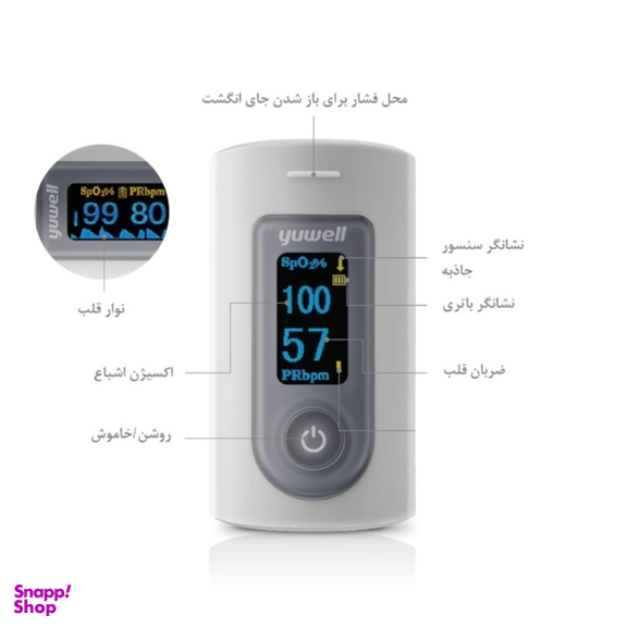 پالس اکسیمتر یوول مدل yx301