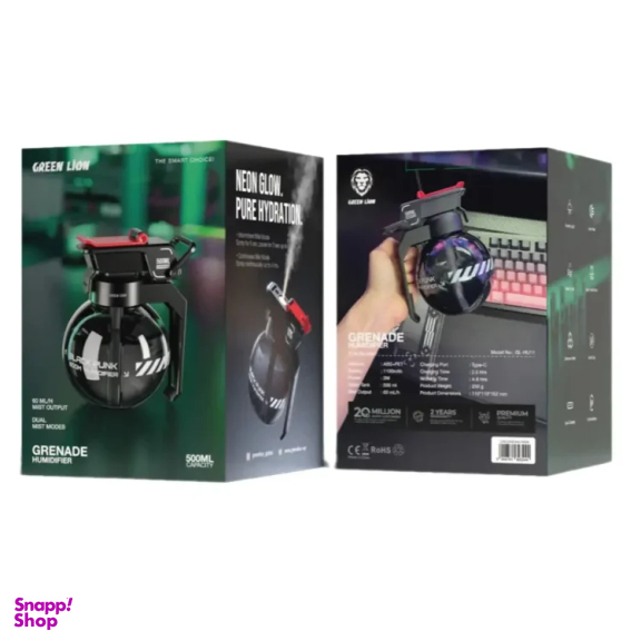 خوشبو و مرطوب کننده گرین لاین مدل نارنجکی