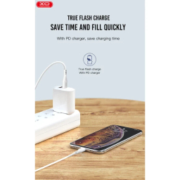کابل دیتا Type-C به Lightning ایکس او مدل NB123 طول 1 متر