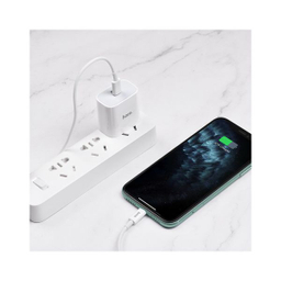 شارژر دیواری 20 وات هوکو مدل C76 PD به همراه کابل لایتنینگ