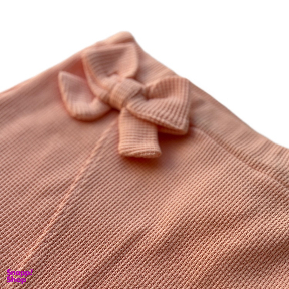 ست بلوز و شلوار و هدبند دخترانه مدل گل و پروانه رنگ صورتی