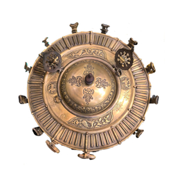 منقل برنجی مدل خان بختیاری قلم کد M179