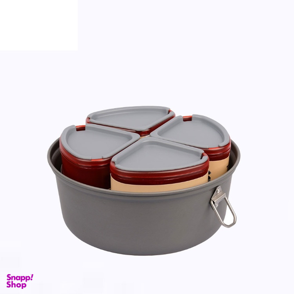 ست قابلمه سفری 6 نفره لایف کمپ کد 45830