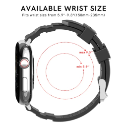 بند ساعت هوشمند آهااستایل مدل WA12 مناسب اپل واچ 42/44/45 میلی متر