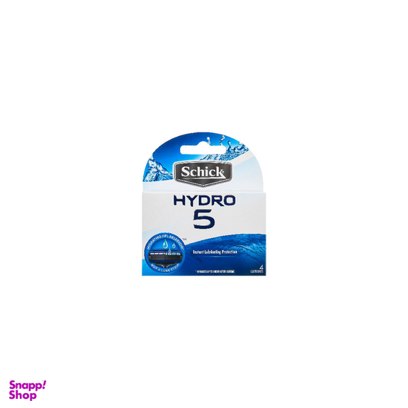 تیغ یدک 5 لبه شیک مدل Hydro5 بسته 4 عددی