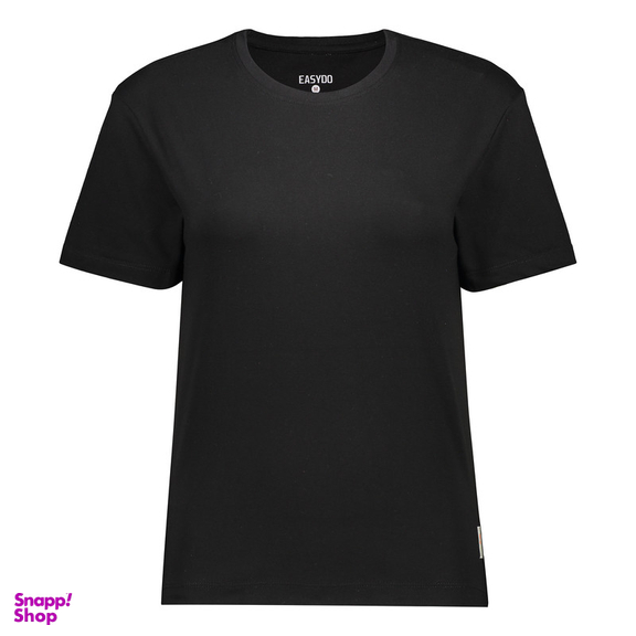 تیشرت آستین کوتاه زنانه ایزی دو مدل 410824100080099100176 رنگ مشکی