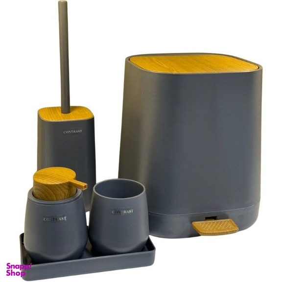 ست سرویس بهداشتی 5 پارچه کنتراست کد 1026