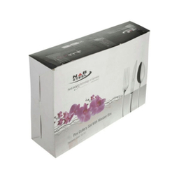 سرویس قاشق و چنگال 98 پارچه ناب استیل مدل ونیز