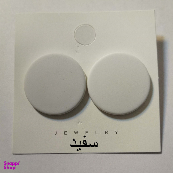 گوشواره زنانه مدل پلاس طرح گرد کد 001