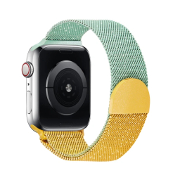 بند ساعت هوشمند آهااستایل مدل WG42-3 Multicolor مناسب اپل واچ 42/44/45 میلی متر