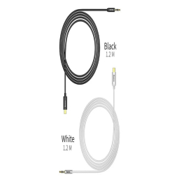 کابل انتقال صدا 3.5 میلی متری به Type-c بیسوس مدل M01 طول 1.2 متر