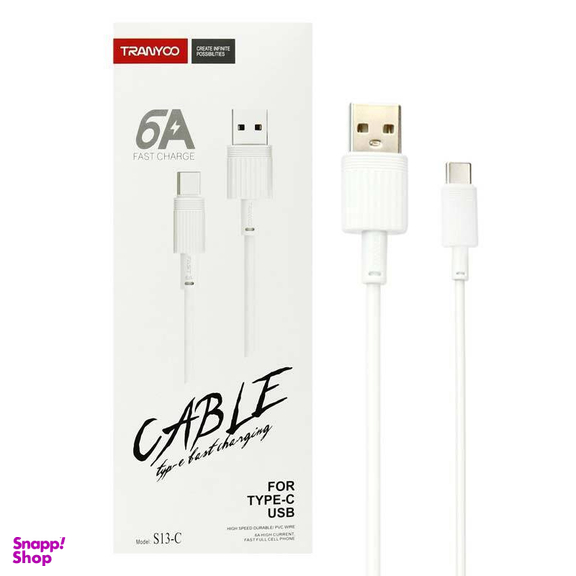 کابل دیتا Type-C ترانیو مدل S13-C طول 1 متر