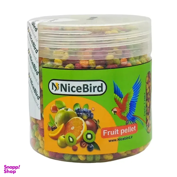 پلت میوه ای نایس برد مناسب طوطی سانان وزن 100 گرم