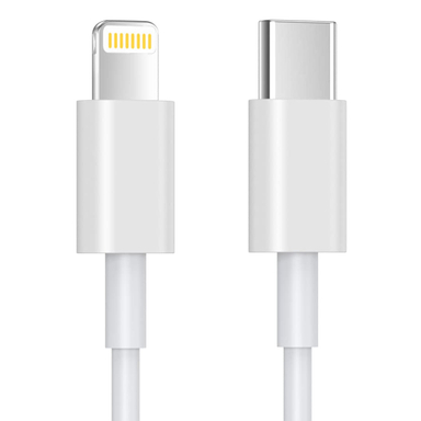 کابل شارژر طرح اپل مدل USB Type-C به Lightning کد 1 طول 1 متر