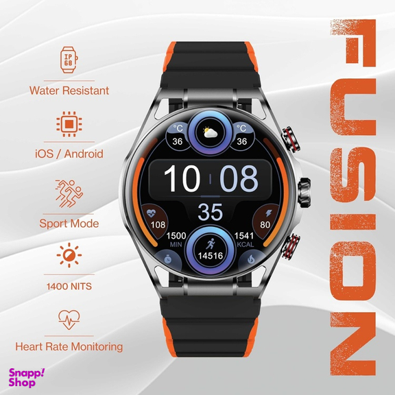 ساعت هوشمند مکسول مدل Fusion کد MWSWFNBK