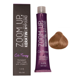 رنگ مو زوم آپ کد 7.58 رنگ تافی حجم 100 میلی‌ لیتر