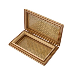 جعبه جواهرات خاتم کاری خادم ملت کد 1084