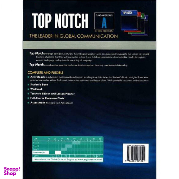 کتاب Top Notch Fundamentals Third Edition اثر Joan Saslow and Allen Ascher انتشارات Pearson مجموعه دو جلدی به همراه سی دی