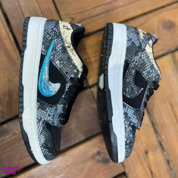 کتانی زنانه طرح نایکی مدل دراگون کد 1244 رنگ مشکی