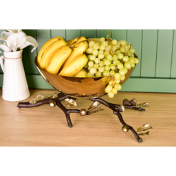 میوه خوری ریتون طرح شاخه بلوط کد B4- gold