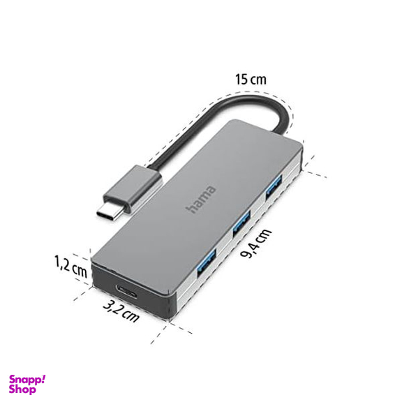 هاب چهار پورت USB-C هاما مدل 200107