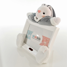 قاب عکس کودک نی نی سیس مدل خرگوش رابیت کد 13x18 Gry