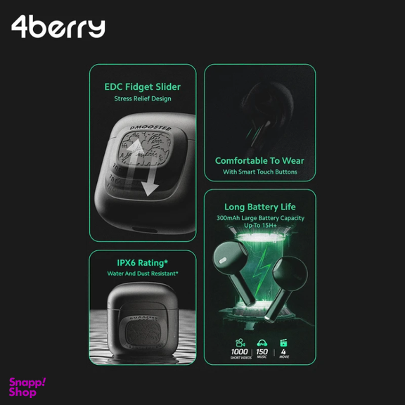 ایرفون بی سیم بلوتوثی فوربری مدل Dmooster D02