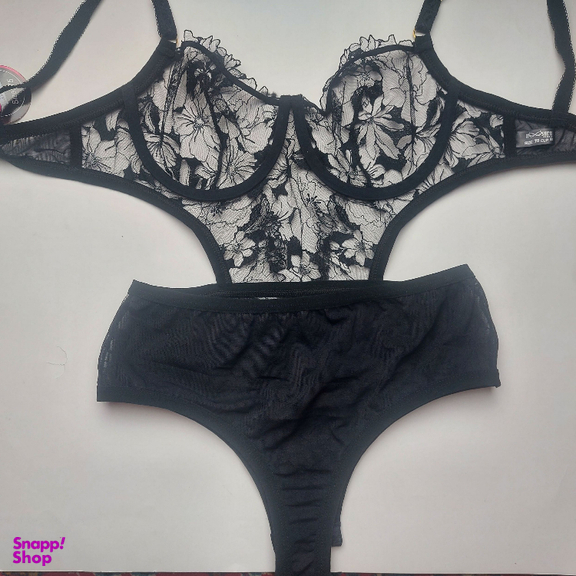 بادی زنانه نوشه پوش کد 90001 رنگ مشکی