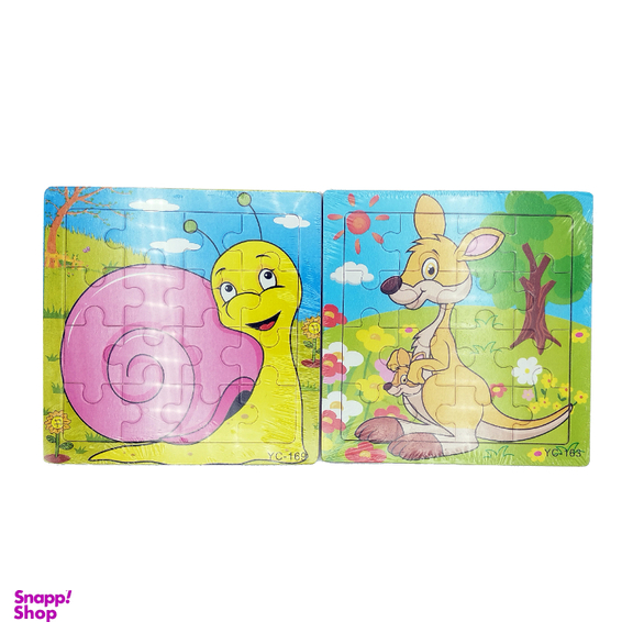 پازل مدل حیوانات مجموعه ۲ عددی