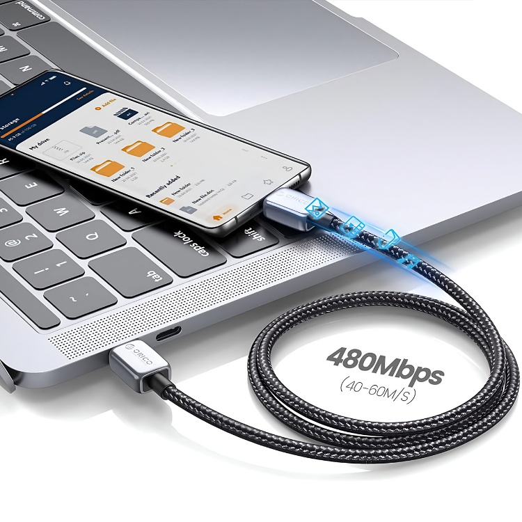 کابل 100 وات Type-C اوریکو مدل GQZB100 طول 1 متر