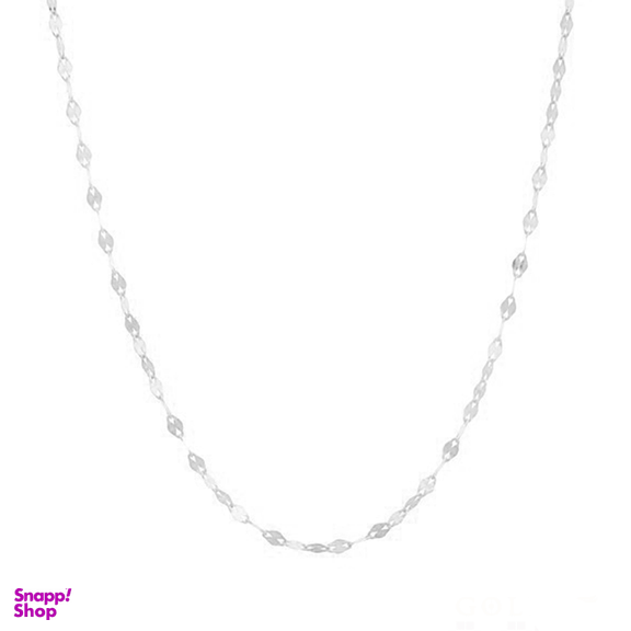 زنجیر طلا 18 عیار زنانه مدل پولکی کد 136202