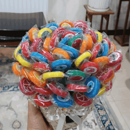 آبنبات چوبی با طعم میوه آدرین بسته 100 عددی